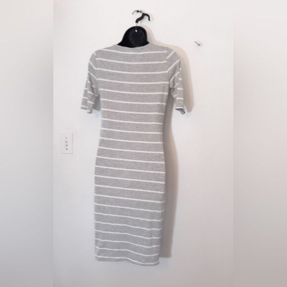 Lularoe gray/white Julia dress - Picture 4 of 4